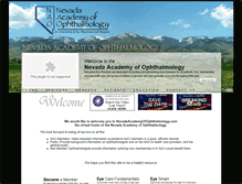 Tablet Screenshot of nevadaacademyofophthalmology.com